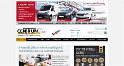 Desktop Screenshot of centrumnews.cz